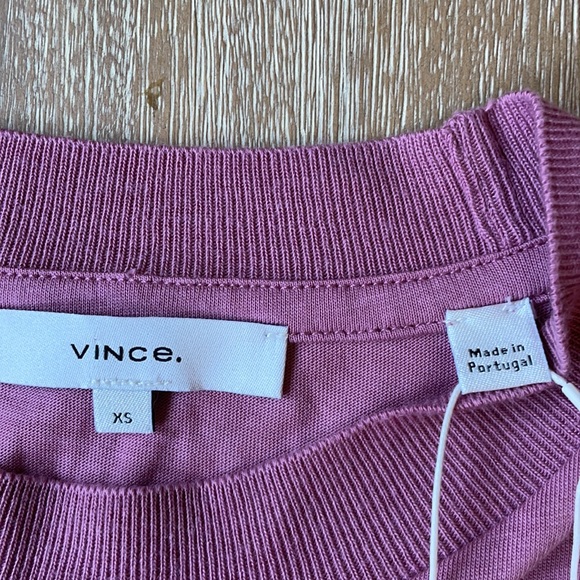 Vince Pink Crop Top Size XS - Picture 10 of 11